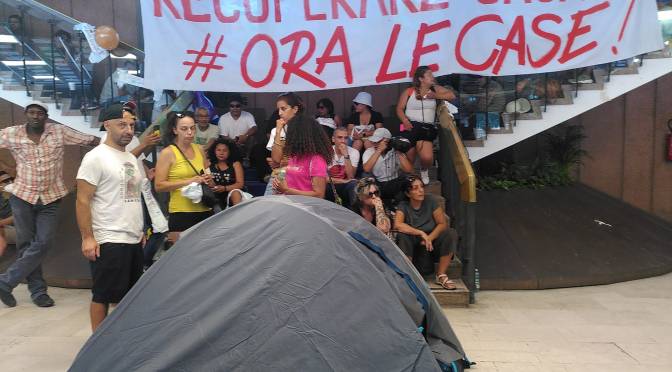 Casale de Merode: Sabato i movimenti per la casa di nuovo sotto alla Regione Lazio