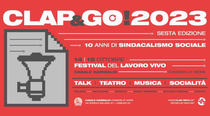 CLAP & GO! A ottobre un’edizione speciale del festival per i dieci anni del sindacato